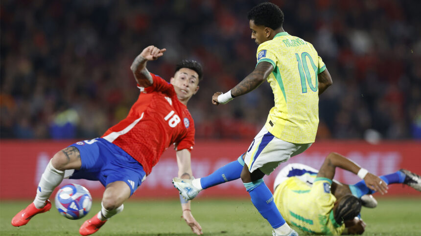 Gerson entra no intervalo, e Brasil vira contra o Chile nas Eliminatórias da Copa