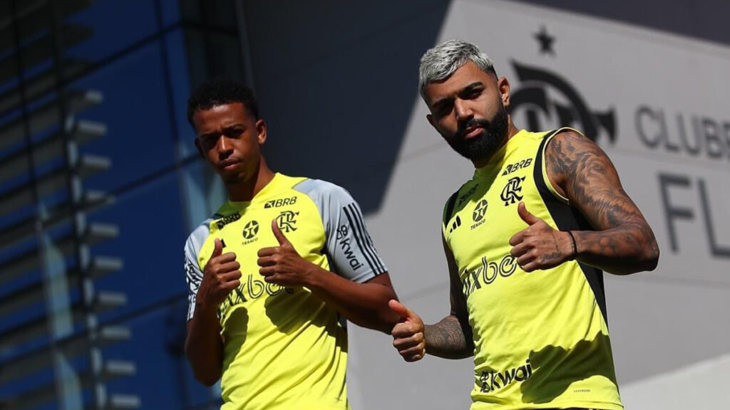 Carlinhos e Gabigol no Flamengo