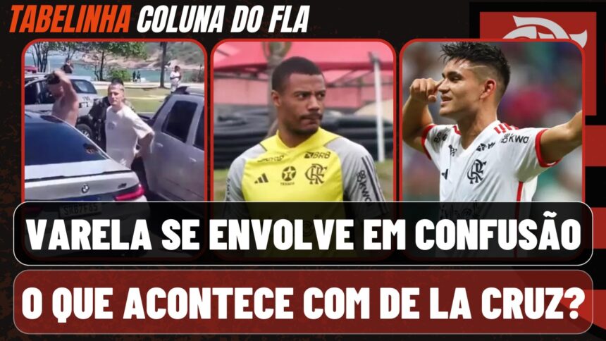 Notícias do Flamengo hoje: lesão de De La Cruz e Varela envolvido em confusão no Rio de Janeiro