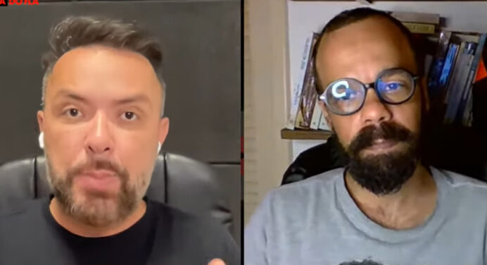 Comentarista defende De La Cruz, mas leva troco em debate: “Não dá para ficar jogando com nome”