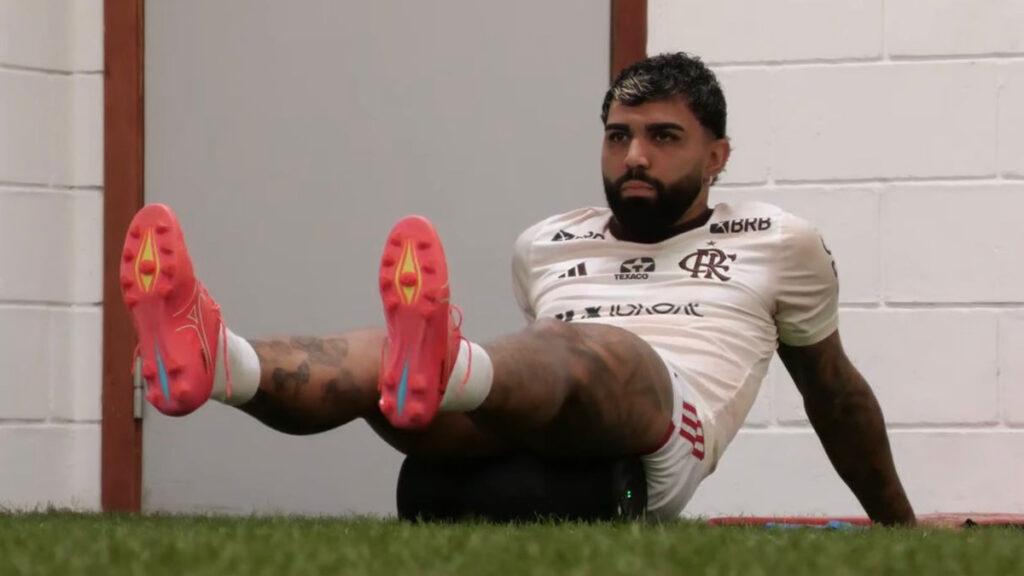 Gabigol na escalação do Flamengo