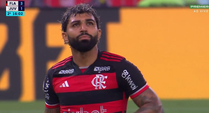 Atacante do Flamengo, Gabigol publica mensagem enigmática nas redes sociais