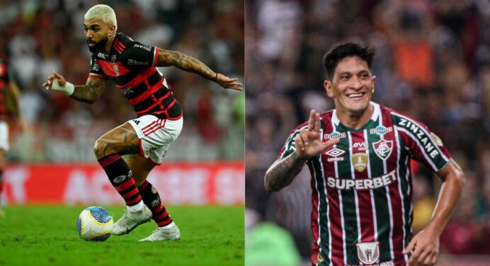 Flamengo x Fluminense: Gabigol e Cano se reencontram em momentos parecidos na temporada