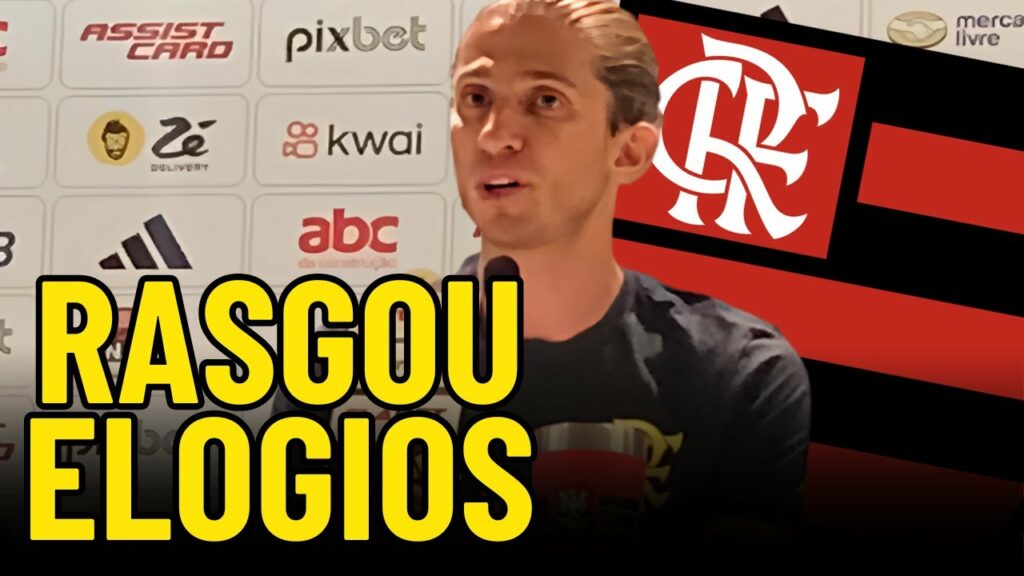 FILIPE LUÍS FALA DA ESCOLHA POR GABIGOL COMO TITULAR