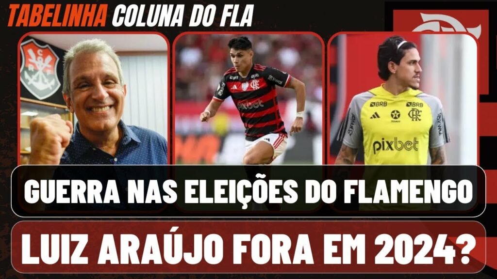 LUIZ ARAÚJO SÓ EM 2025? | GUERRA NO FLAMENGO | EVOLUÇÃO DE PEDRO E VIÑA | VENDA DE HUGO