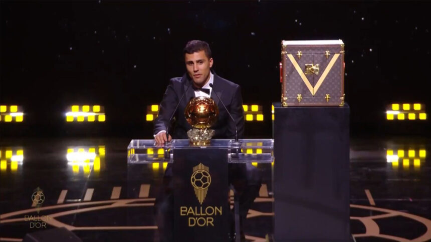 Rodri manda recado após derrotar Vinicius Júnior na Bola de Ouro: “Vitória para…”