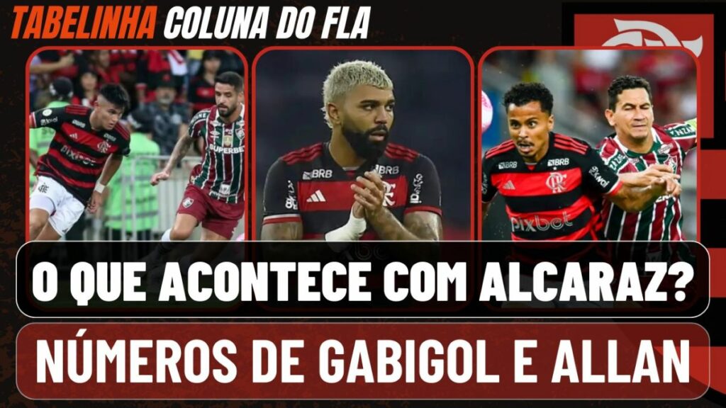 Notícias do Flamengo hoje: provocação do Corinthians, problema de Alcaraz e Gabigol zerado