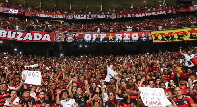 Flamengo segue disparado como a maior torcida do Brasil; veja ranking