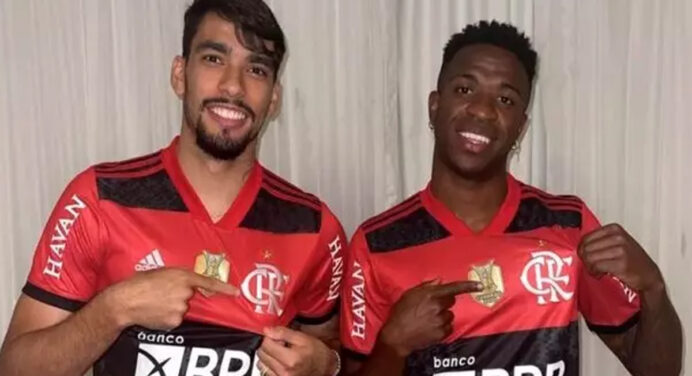Com a camisa do Flamengo, Paquetá manda recado especial para Vini Jr após resultado da Bola de Ouro