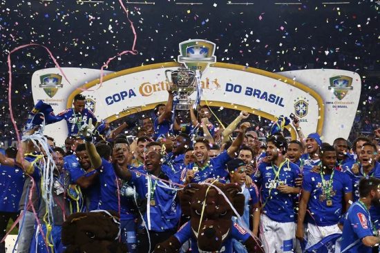 Cruzeiro com título da Copa do Brasil de 2017