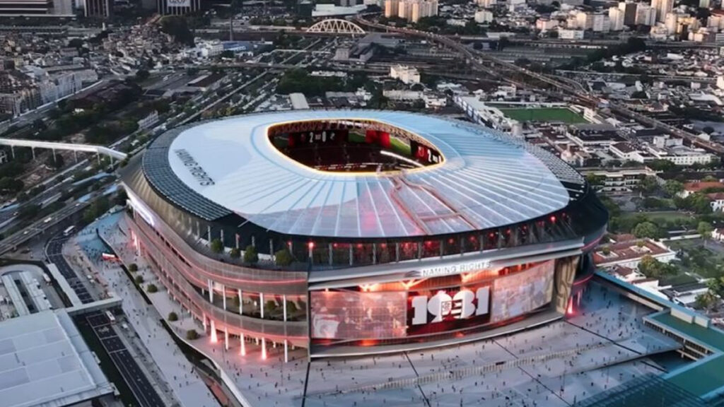 Estádio do Flamengo projeto imagens