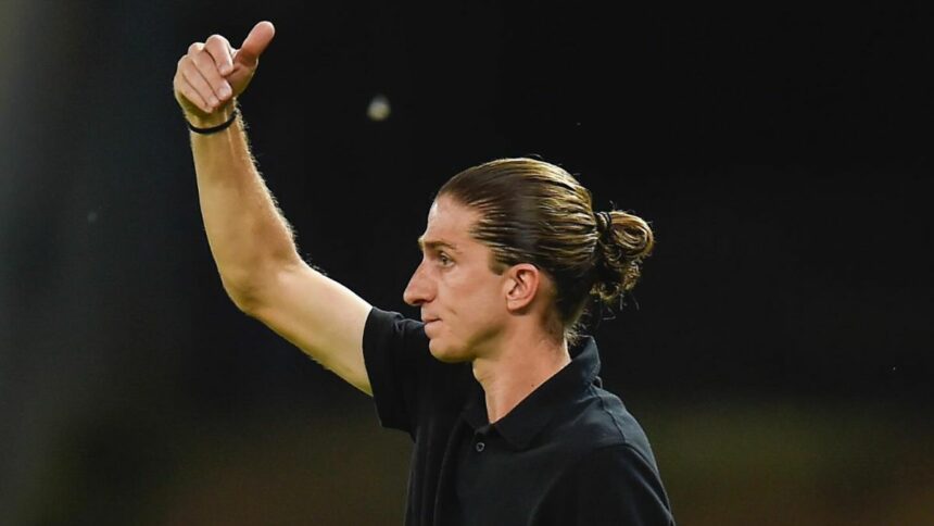 Filipe Luís na temporada pelo Flamengo