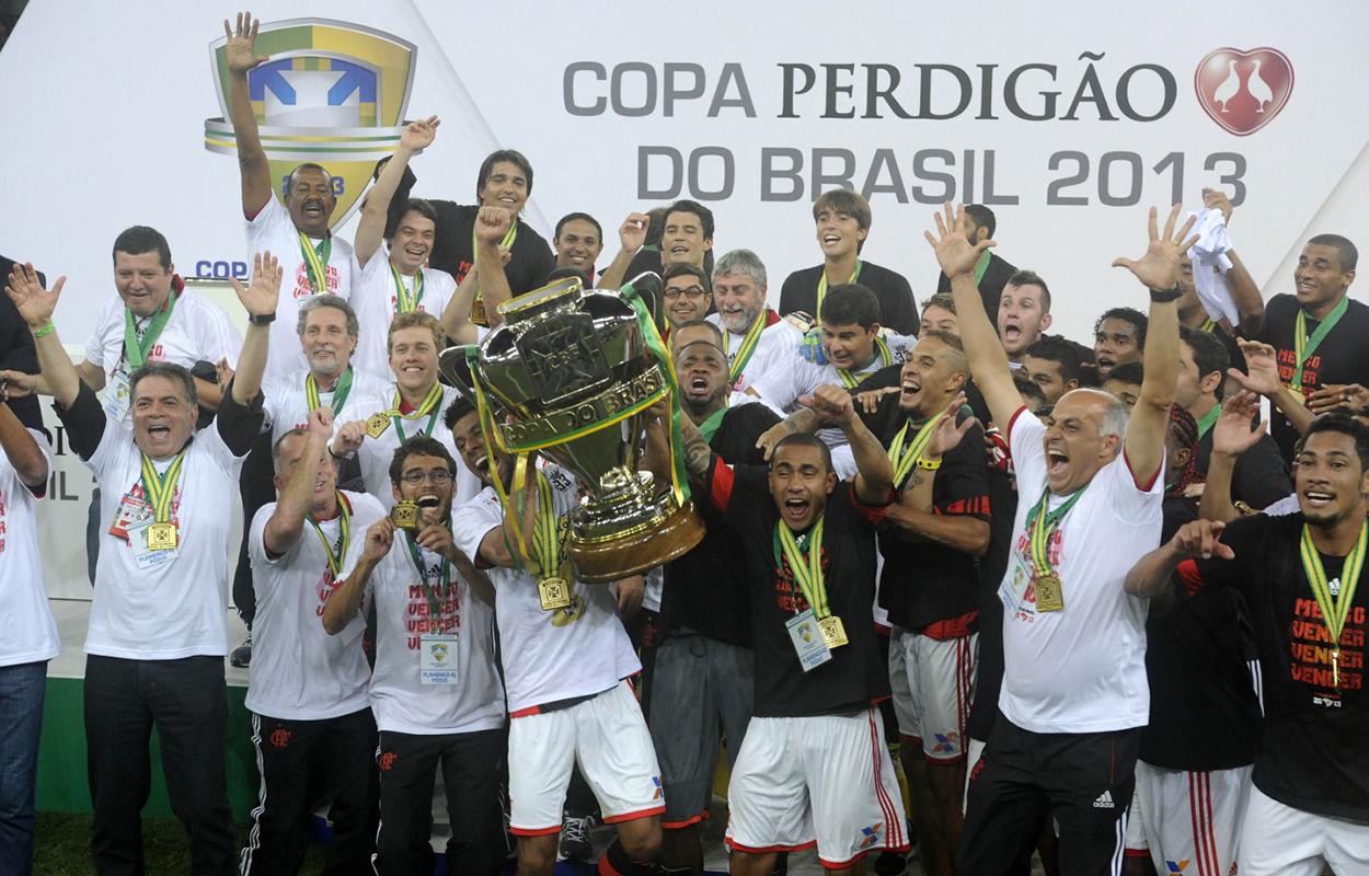 Flamengo comemora título da Copa do Brasil de 2013