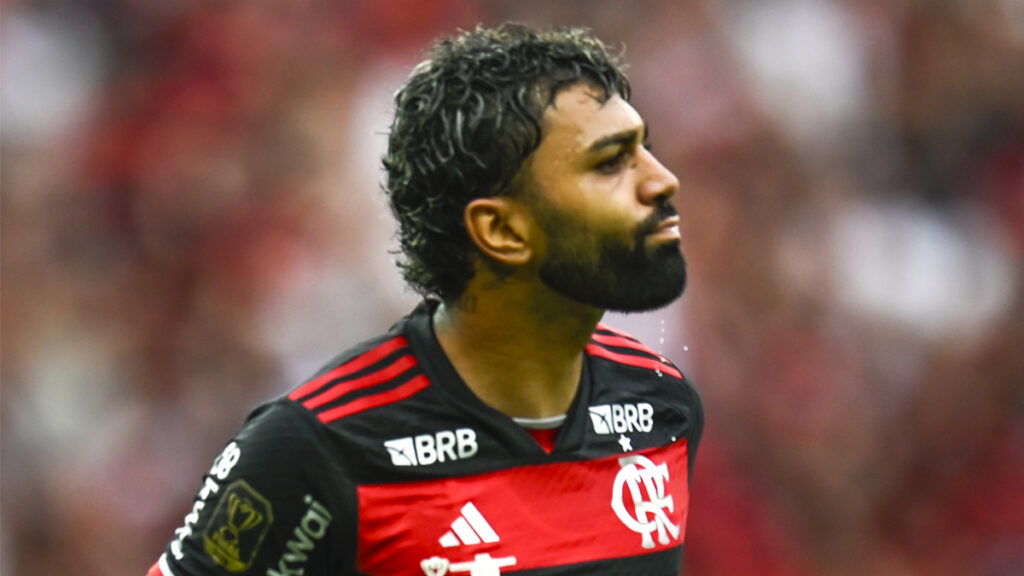 Gabigol pelo Flamengo no Maracanã