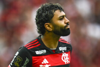 Gabigol pelo Flamengo no Maracanã