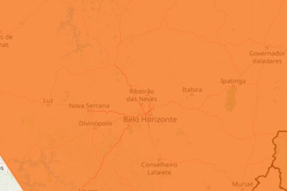 Inmet emitiu alerta laranja para Belo Horizonte