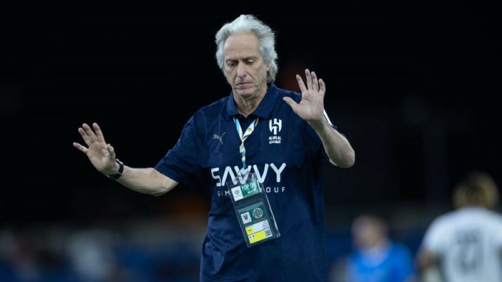 Jorge Jesus perde pela 1ª vez no Campeonato Saudita em dia de comemoração da Libertadores do Fla