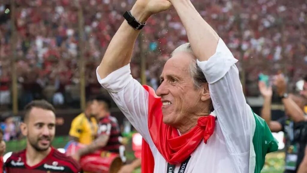 “Nunca vou esquecer”: Jorge Jesus se emociona ao lembrar título do Flamengo na Libertadores