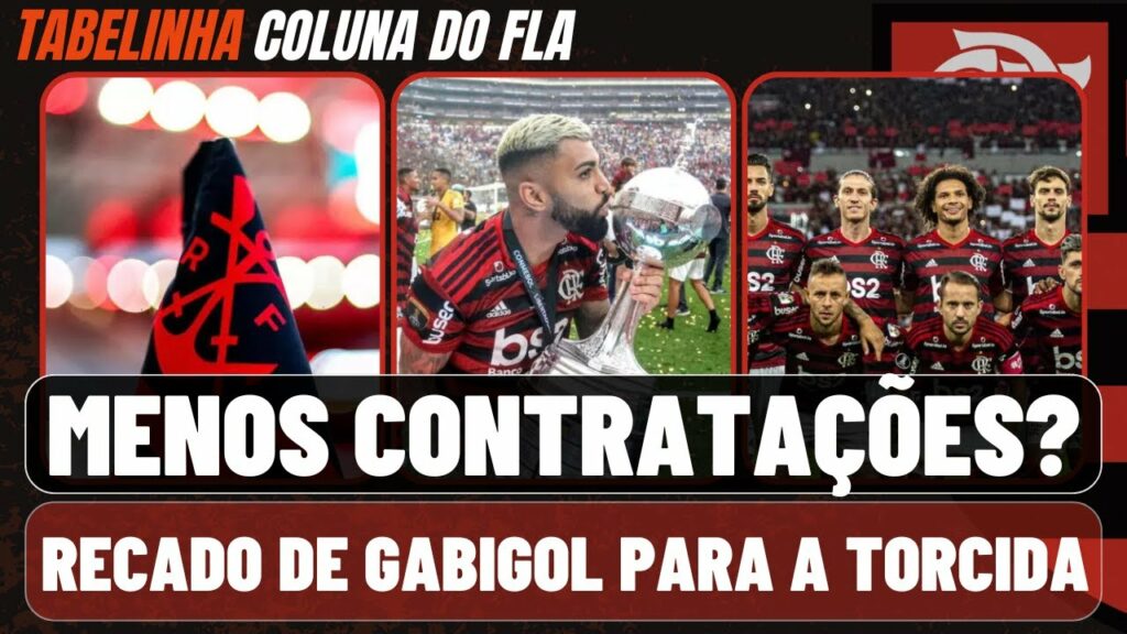 FLAMENGO IRÁ CONTRATAR MENOS? I TIME DE 2019 I RECADO DE GABIGOL PARA A TORCIDA