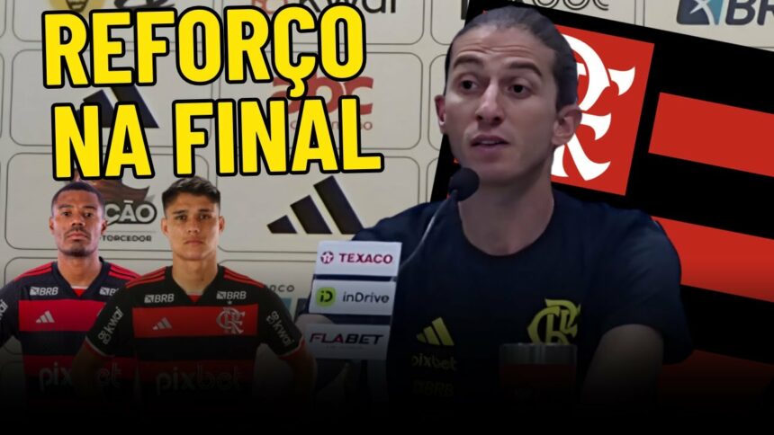 FLAMENGO TERÁ 2 REFORÇOS NA FINAL DA COPA DO BRASIL – FILIPE LUÍS CONFIRMA