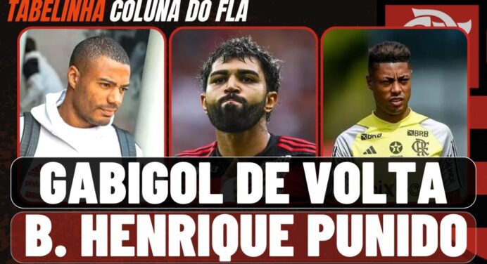 Notícias do Flamengo hoje: Bruno Henrique suspenso, saída de De La Cruz e reviravolta de Gabigol