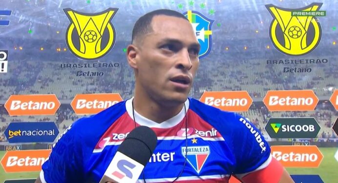 Zagueiro do Fortaleza comemora empate contra o Flamengo: “Mostramos nossa força”