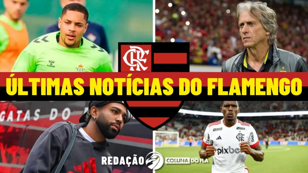 Notícias do Flamengo hoje: Gabigol no Santos, Vitor Roque na mira e conversas com Jorge Jesus