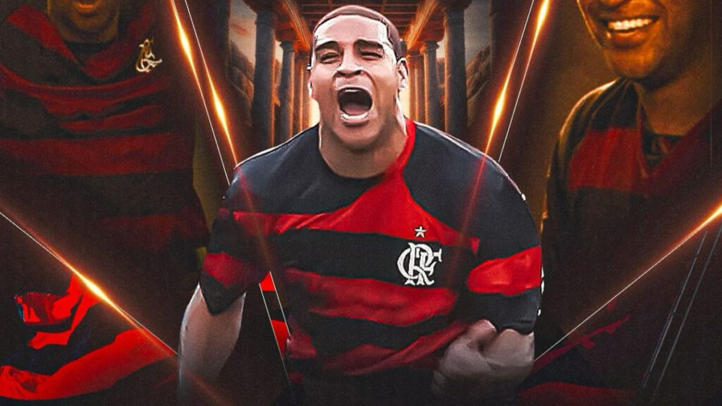 Flamengo x Itália: veja prováveis escalações de despedida de Adriano