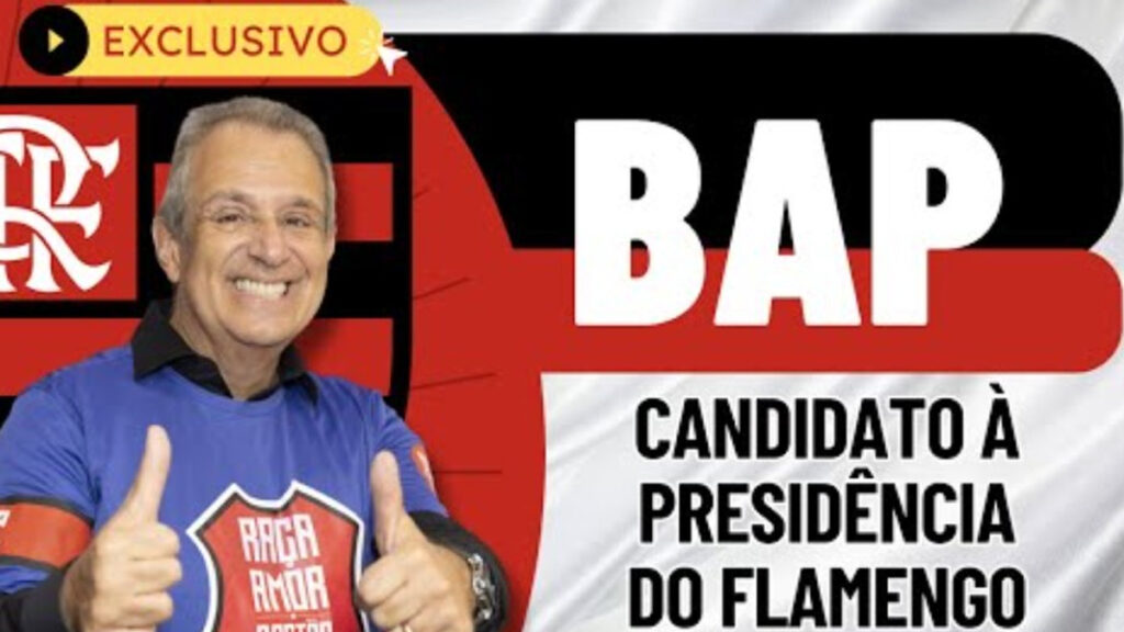 AO VIVO | Assista à entrevista exclusiva com o Bap, candidato à presidência do Flamengo