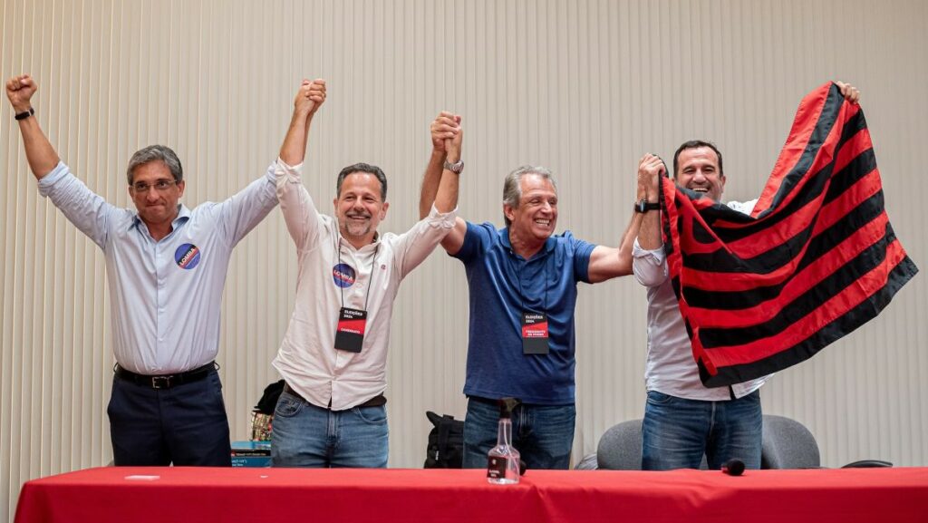 Bap toma posse como novo presidente do Flamengo nesta quarta