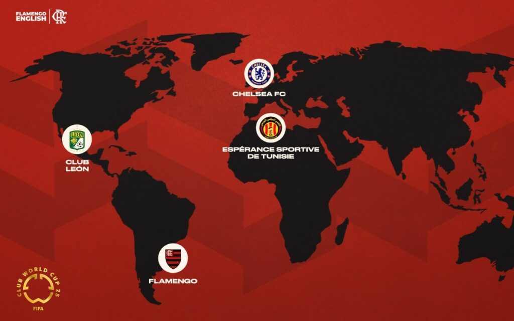 Veja ordem dos jogos do Flamengo na fase de grupos do Super Mundial de Clubes 2025