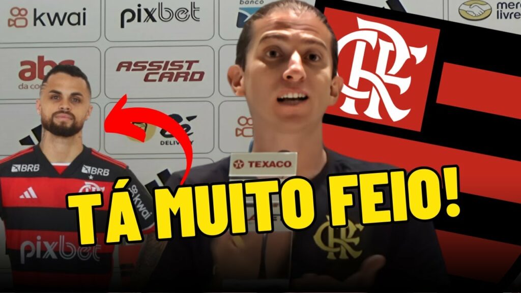 FILIPE LUÍS RASGA ELOGIOS AO MICHAEL E FLAMENGO CHUTANDO MAIS