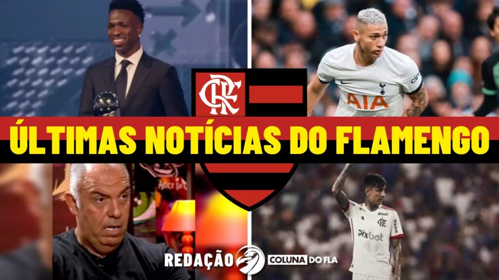 Notícias do Flamengo hoje: Vini Jr eleito ‘The Best’, saída de Pulgar e volta de Runco