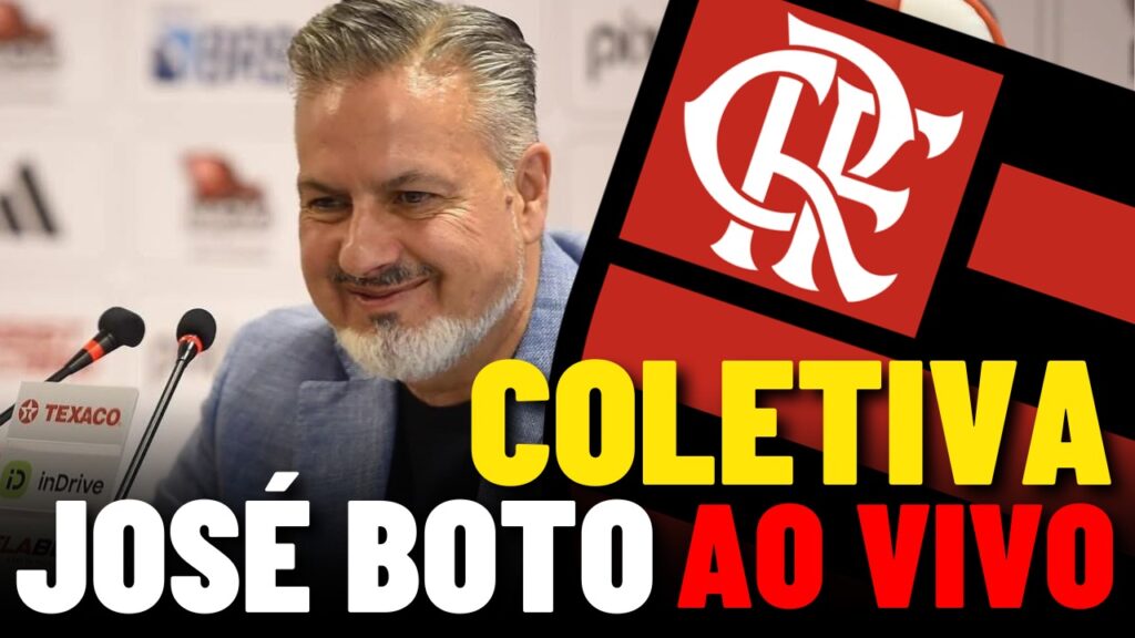 AO VIVO | Assista à coletiva de José Boto; dirigente do Flamengo promete explicar planejamento do futebol para 2025