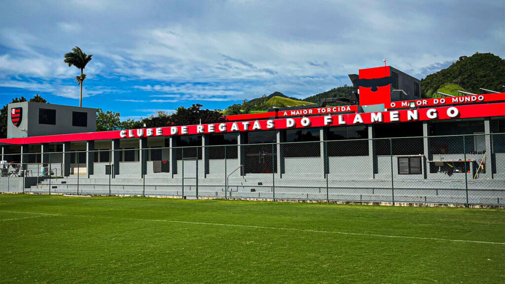 Módulo da base no CT do Flamengo