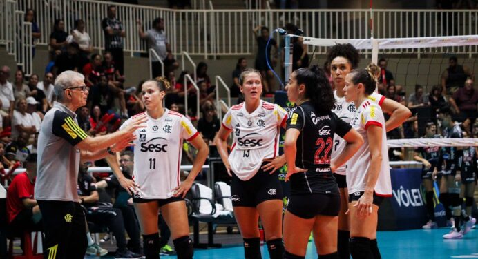 Atleta do Flamengo lamenta eliminação precoce na Copa do Brasil de Vôlei