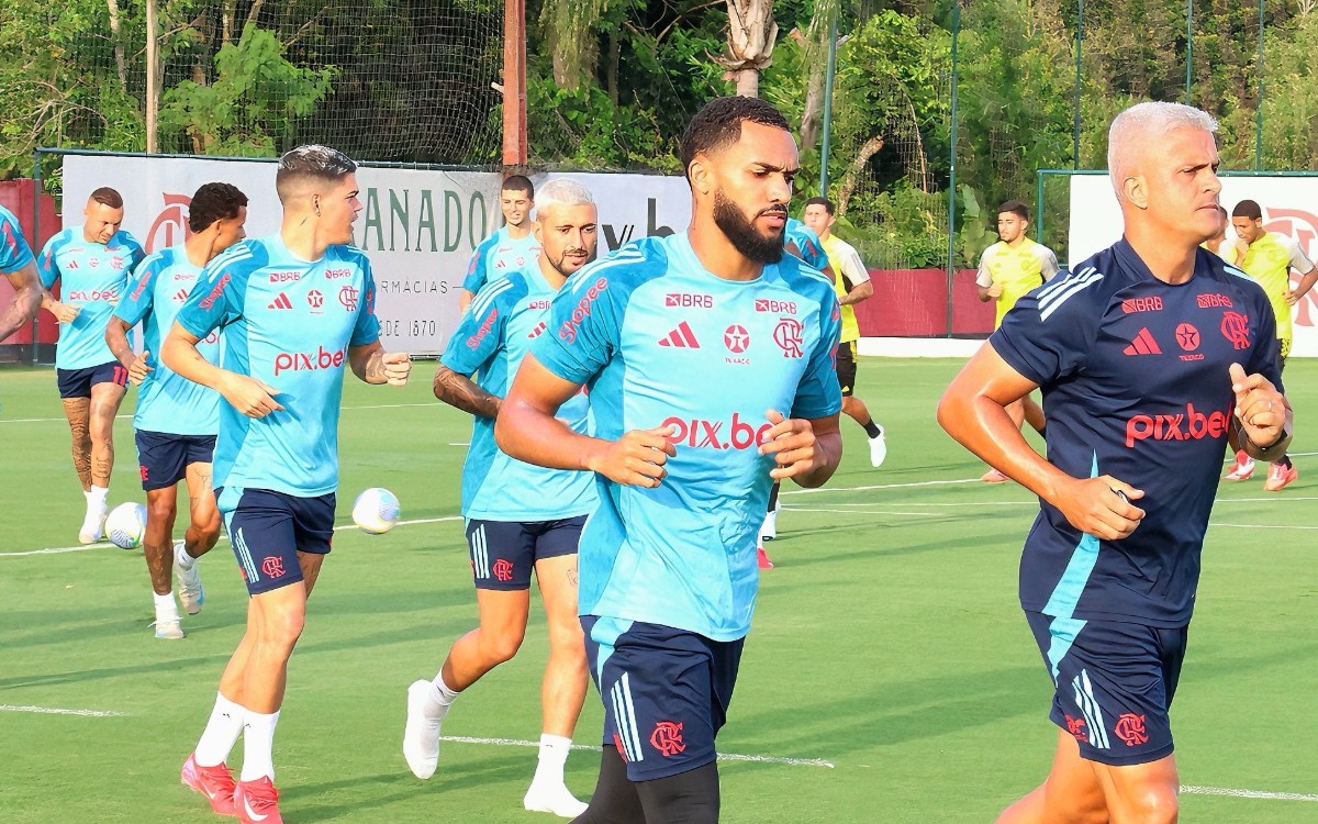 Juninho treino do Flamengo