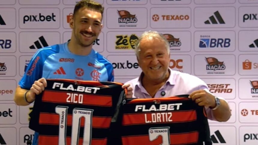 Zico elogia talento de Léo Ortiz no Flamengo em coletiva surpresa