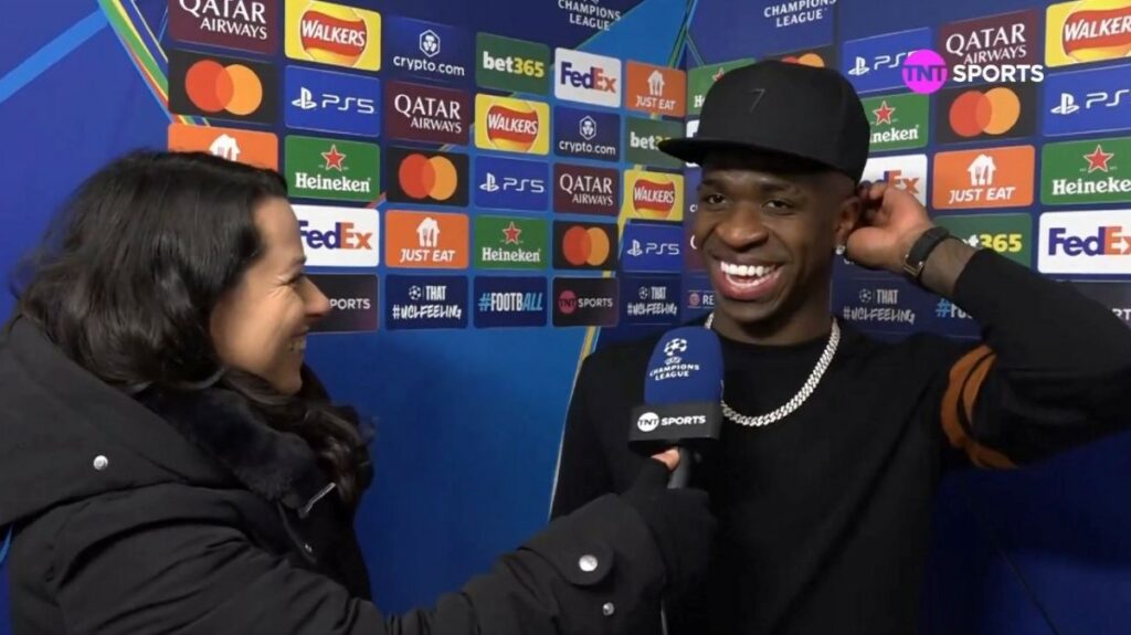 Vini Jr rebate provocações de torcedores do Manchester City e avisa: “Nunca tive medo”