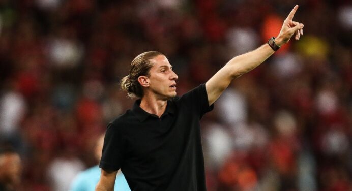 Flamengo x Internacional: empate coloca técnicos Filipe Luís e Roger Machado em topo de lista