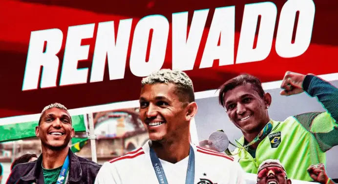 Isaquias Queiroz renova contrato com o Flamengo e ouve brincadeira de Zico
