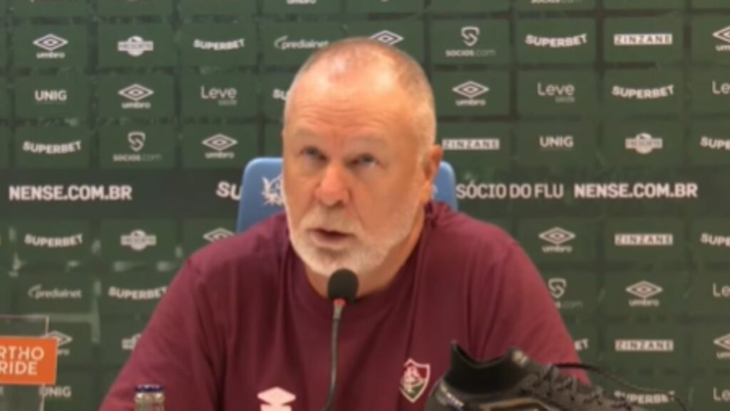 Choro: Técnico do Fluminense detona arbitragem após derrota para o Flamengo no Carioca