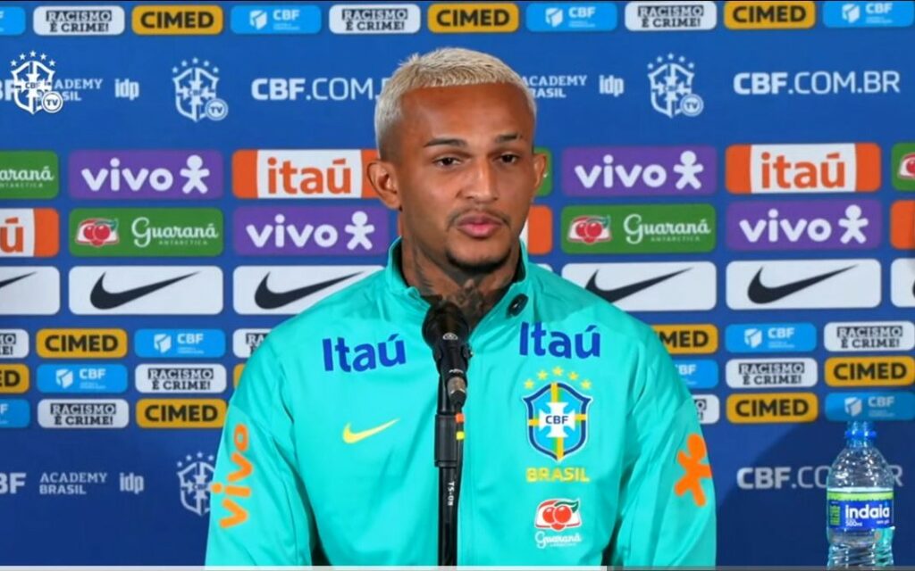 Wesley, do Flamengo, conta bastidores do 1° contato com Vini Jr na Seleção Brasileira: “Eu fico olhando e…”