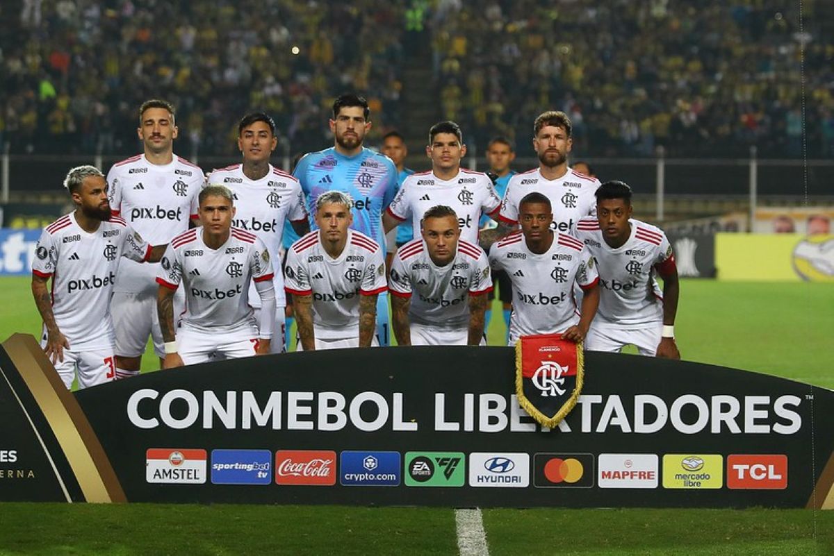 elenco time do Flamengo na Libertadores