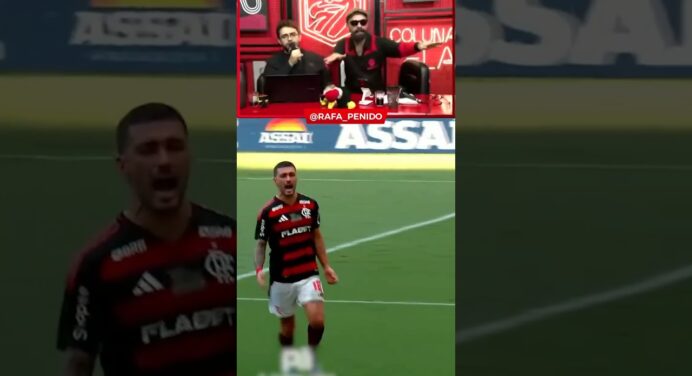 Gol ABSURDO do Arrascaeta – Narração Rafa Penido | Flamengo 4×0 Corinthians