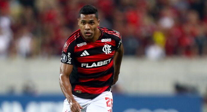 Alex Sandro é ausência em treino antes de jogo do Flamengo x Espérance