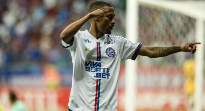 Bahia tem desfalque de última hora para jogo contra o Flamengo, pelo Brasileirão