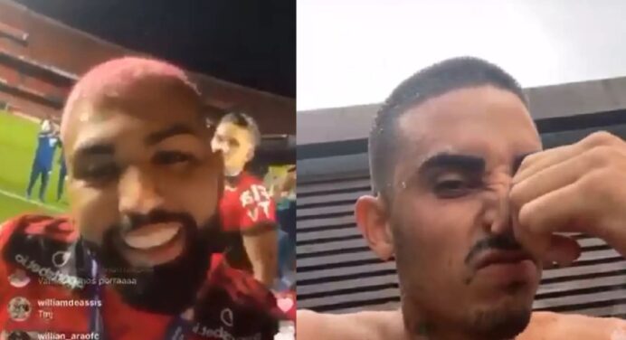 Thiago Galhardo relembra troca de ‘farpas’ com Gabigol, ex-Flamengo, no Brasileirão 2020: “Só tiveram coragem…”