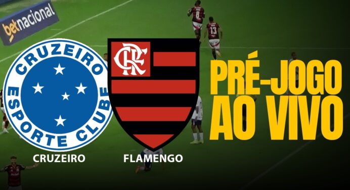 AO VIVO: prováveis escalações, desfalques e mais: assista ao pré-jogo de Cruzeiro x Flamengo no Coluna do Fla