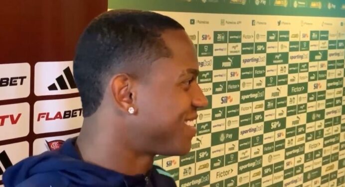 Sentiu pressão? Jogador dá resposta inusitada após jogo do Flamengo x Palmeiras, pelo Brasileirão